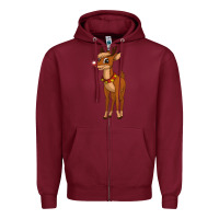 Burgundy rudolph the red nosed reindeer movie Zipper Hoodie - artisFamous