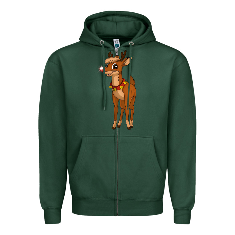 Rudolph The Red Nosed Reindeer Movie Zipper Hoodie by artisFamous | Teevron