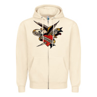 Sailor Jerry Tattoo Art Military Mermaid Zipper Hoodie | Teevron