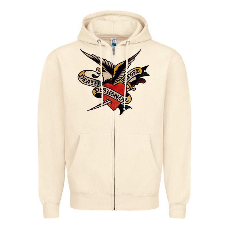 Sailor Jerry Tattoo Art Military Mermaid Zipper Hoodie by artisFamous | Teevron
