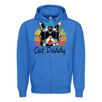 True Royal cat daddy vintage Zipper Hoodie - artisFamous