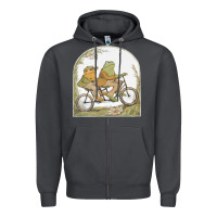 Smoke frog and toad Zipper Hoodie - artisFamous