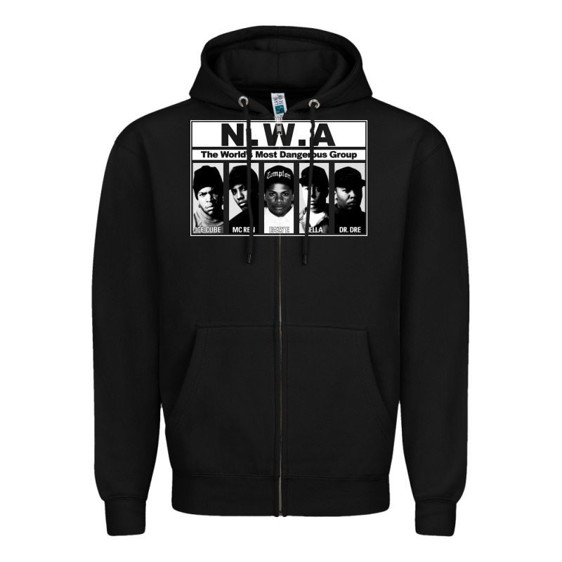 N W A Zipper Hoodie by artisFamous | Teevron