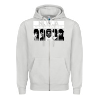Dove Grey n w a Zipper Hoodie - artisFamous