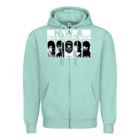 Seafoam n w a Zipper Hoodie - artisFamous
