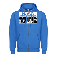 True Royal n w a Zipper Hoodie - artisFamous