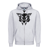 Heather Grey rayquaza Zipper Hoodie - artisFamous