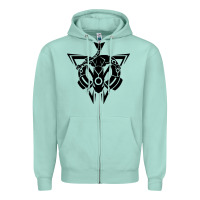 Seafoam rayquaza Zipper Hoodie - artisFamous