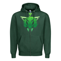 Sports Green rayquaza Zipper Hoodie - artisFamous