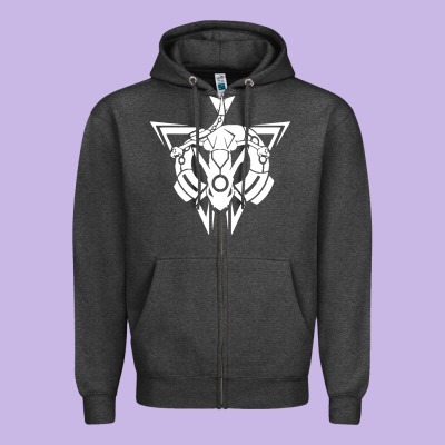 Rayquaza Zipper Hoodie Designed By Artisfamous