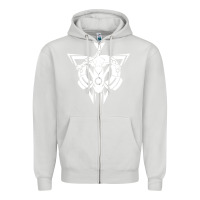 Dove Grey rayquaza Zipper Hoodie - artisFamous