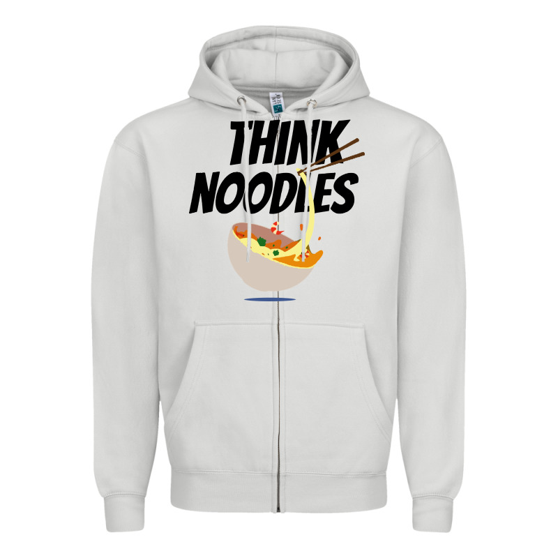 Think Noodles Zipper Hoodie by artisFamous | Teevron