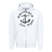 White Minutemen San Pedro Zipper Hoodie - artisFamous