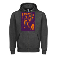 Charcoal Heather Dead Boys Punk Zipper Hoodie - artisFamous