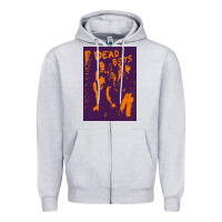 Heather Grey Dead Boys Punk Zipper Hoodie - artisFamous