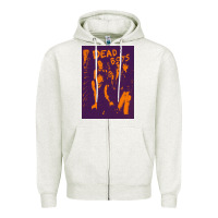 Oatmeal Heather Dead Boys Punk Zipper Hoodie - artisFamous
