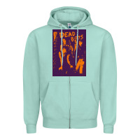 Seafoam Dead Boys Punk Zipper Hoodie - artisFamous