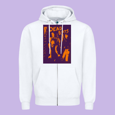 Dead Boys Punk Zipper Hoodie Designed By Artisfamous