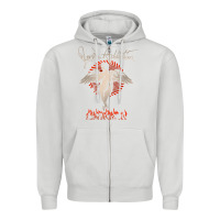 Dove Grey louder than life teather american Zipper Hoodie - artisFamous