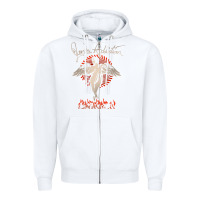 White louder than life teather american Zipper Hoodie - artisFamous