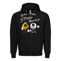 Black game skid and pump Zipper Hoodie - artisFamous