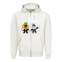 Oatmeal Heather game skid and pump Zipper Hoodie - artisFamous