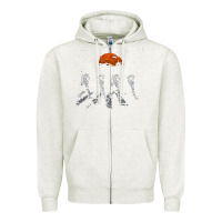 Oatmeal Heather solar system galaxy, astronomy lover Zipper Hoodie - artisFamous