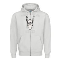 Dove Grey soldiers of odin worldwide support Zipper Hoodie - artisFamous