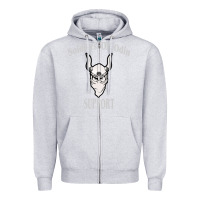 Heather Grey soldiers of odin worldwide support Zipper Hoodie - artisFamous
