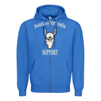 True Royal soldiers of odin worldwide support Zipper Hoodie - artisFamous