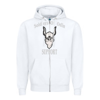 White soldiers of odin worldwide support Zipper Hoodie - artisFamous