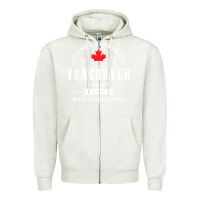 Oatmeal Heather vancouver canada Zipper Hoodie - artisFamous