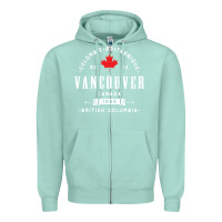 Seafoam vancouver canada Zipper Hoodie - artisFamous