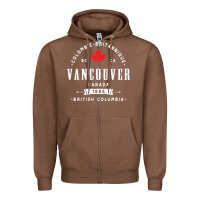 Chestnut vancouver canada Zipper Hoodie - artisFamous