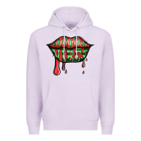 Lilac summer vibes watermelon lips Premium Hoodie - Jasminsmagicworld