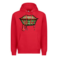Red summer vibes watermelon lips Premium Hoodie - Jasminsmagicworld