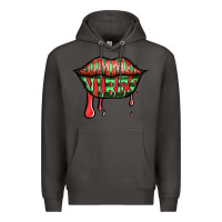 Smoke summer vibes watermelon lips Premium Hoodie - Jasminsmagicworld