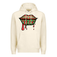 Tofu summer vibes watermelon lips Premium Hoodie - Jasminsmagicworld