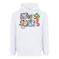 White Every Bunnys Favorite Nurse Heavyweight Hoodie - RanaPortraitStore