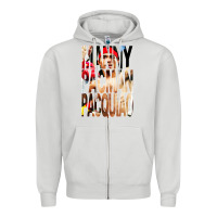 Dove Grey manny pacman pacquiao philipino boxer Zipper Hoodie - artisFamous