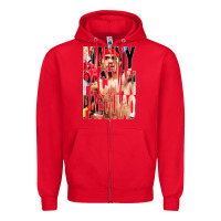 Red manny pacman pacquiao philipino boxer Zipper Hoodie - artisFamous