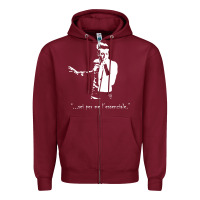 Burgundy marco mengoni l essenziale Zipper Hoodie - artisFamous