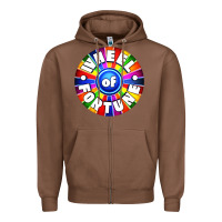 Chestnut wheel fortune Zipper Hoodie - artisFamous