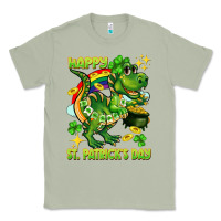 Matcha Happy St. Patrick's Day T-rex Classic Tee - CowGirlArtShop