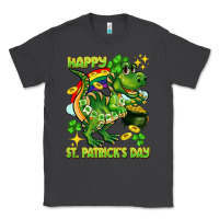 Smoke Happy St. Patrick's Day T-rex Classic Tee - CowGirlArtShop