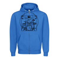 True Royal drums gift Zipper Hoodie - artisFamous