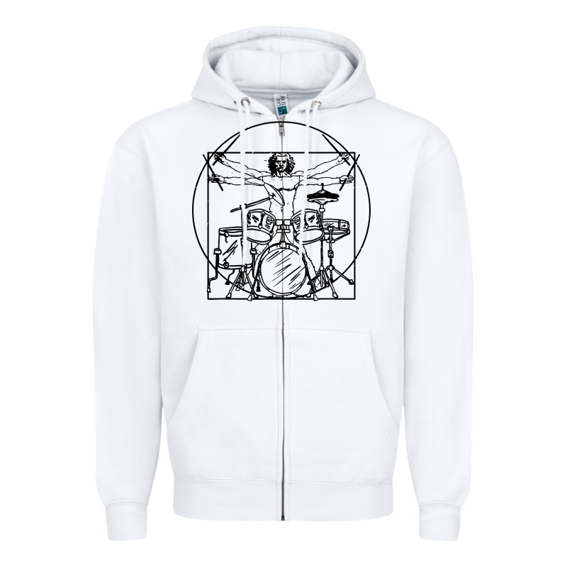 Drums Gift Zipper Hoodie by artisFamous | Teevron