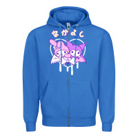 True Royal melody and kuromi heart Zipper Hoodie - artisFamous