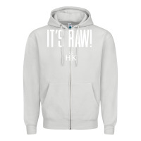 Dove Grey official hell's kitchen it's raw Zipper Hoodie - artisFamous