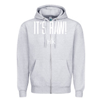 Heather Grey official hell's kitchen it's raw Zipper Hoodie - artisFamous